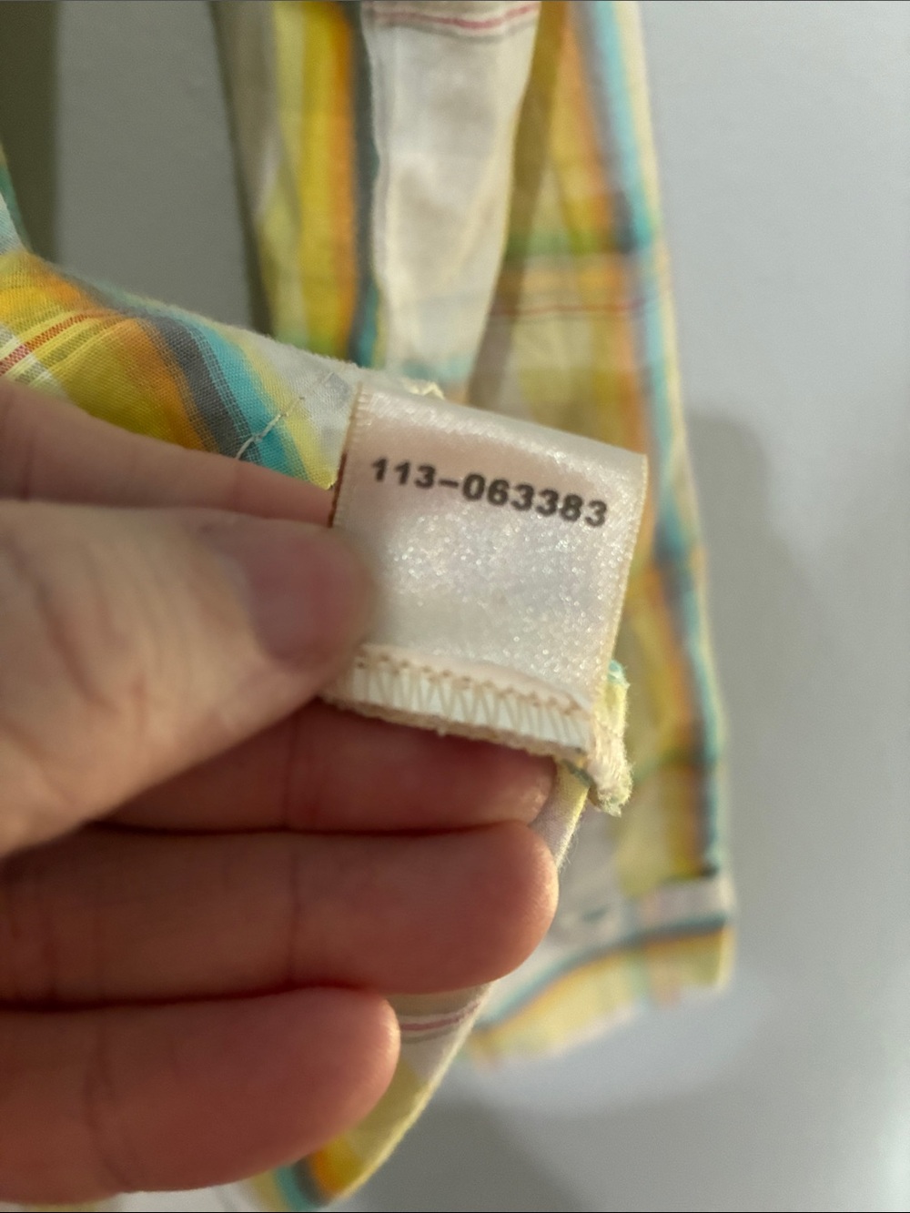 True Religion Yellow Plaid Long-Sleeve Button-Down Shirt - Picture 7 of 8